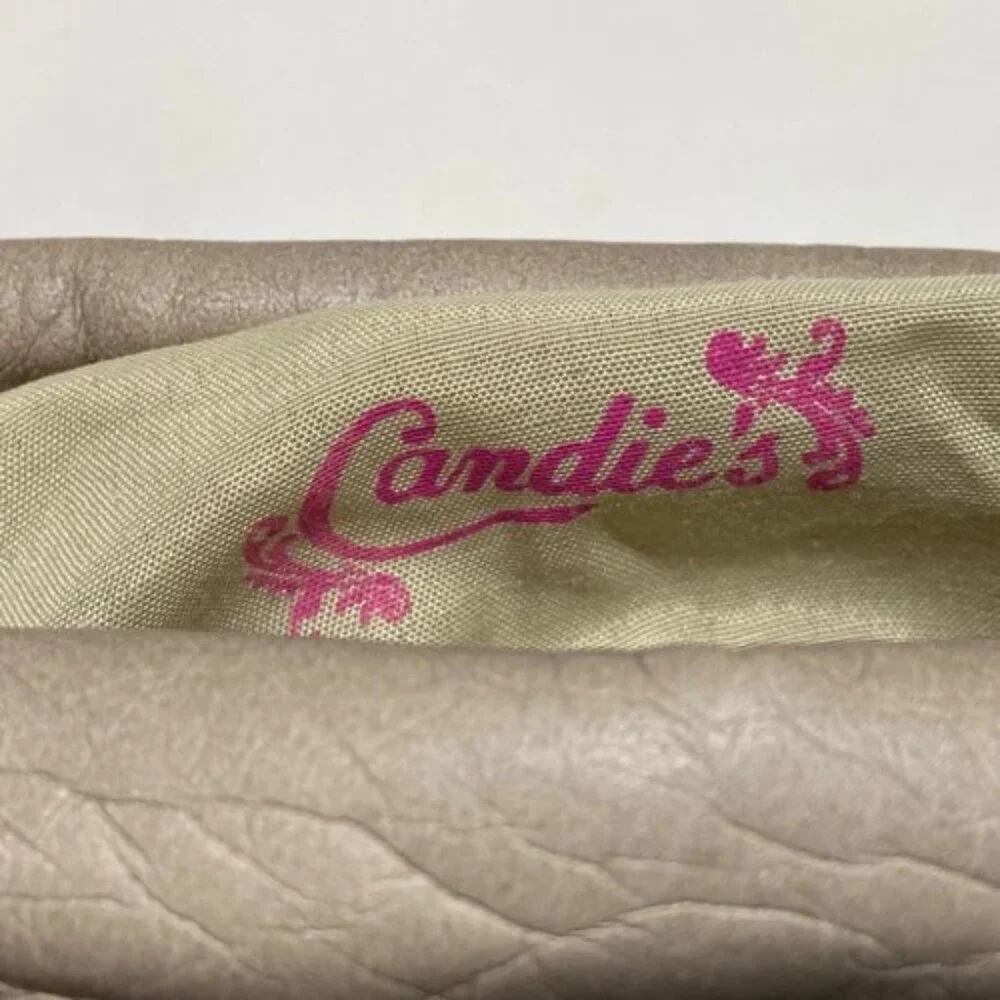 Candies Hand Bag‎ Shoulderbag Purse Grey Leather Khol's NWT